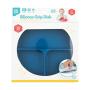 Bumkins Silicone Grip Dish, Suction Plate, Divided Plate, Baby Toddler Plate, BPA Free, Microwave Dishwasher Safe ? Dark Blue