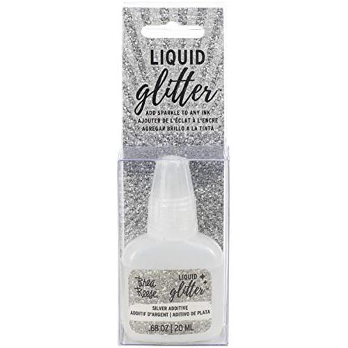 Momenta BR33654 Brea Reese Liquid Glitter for Inks 20ml-Silver