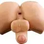 LI yuan 4D Silicone Sex Doll with Real Dong Penis and Testicles Real Butt Tight Anus Injection Adult Sex Toys for Women and Men