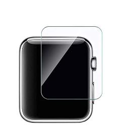 Hanku????????3-Pack Tempered Glass Screen Protector for Apple Watch Series 1/2/3 (42mm)