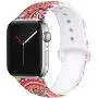 EXCHAR Compatible with Apple Watch Band 40mm 38mm 44mm 42mm Fadeless Pattern Printed Floral Bands Silicone Replacement Band for iWatch Series 5 Series 4/3/2/1 for Women Men