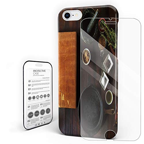 Cases Cover for iPhone 7, iPhone 8, Slim Fit Hard Plastic Shell Full Protective Anti-Scratch Resistant Cover for iPhone 7 / iPhone 8 4.7&quot Kitchenware and Seasoning Photo