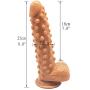 Brand New Bumps Fake Penis Silicone Dildo G-Spot Stimulate FAAK Big Size Suction Cock Sex Toys for Women Orgnasm Fetish Adult Game Female Masturbator 9 Inch