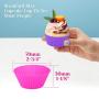 Silicone Cupcake Liners, Selizo 45 Pcs Reusable Silicone Baking Cups Nonstick Muffin Molds for Cake Balls, Muffins, Cupcakes and Candies, Assorted Bright Colors