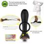qqooo Remote Control Moving Silicone Pro State Automatic Stimulator Auto Electric Speed Machine Toy Extension Extender Sleeve Sheath Girth Enhancer for Men Double Ring Beads Plug Toy for Couple