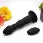Silicone Backyard Shake Wand Wireless Remote Control Chrysanthemum Comfortable Toys Comfortable Women Men Exciting Stimulator Knead Black Toys