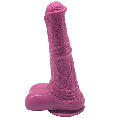 QWE Womens Sex Device Silicone Simulation Penis Anal Plug Adult Sex Toy Animal Fake Penis Simulation Silicone, Size: 26 4.8 5.5Cm (Private Packaging)