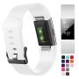 Hanlesi Bands Compatible with Fitbit Charge 2, Soft Silicone Breathable Fashion Sport Strap for Fit bit Charge2 Replacement Original Accessory
