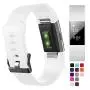 Hanlesi Bands Compatible with Fitbit Charge 2, Soft Silicone Breathable Fashion Sport Strap for Fit bit Charge2 Replacement Original Accessory