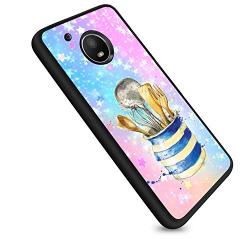 Moto E4 Case,Flexible Soft TPU Cover Shell,Slim Silicone Black Rubber Non-Slip Durable Design Protective Phone Case for Moto E4 -Kitchenware