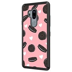 LG G7 ThinQ Case,Flexible Soft TPU Cover Shell,Slim Silicone Black Rubber Non-Slip Durable Design Protective Phone Case for LG G7 ThinQ -Biscuits