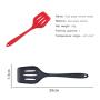 Silicone leakage shovel Kitchenware Turner spatula High temperature resistance Food grade Nonstick spatula Cooking utensils,Orange