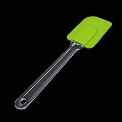 uxcell Silicone Kitchenware Nonstick Cake Cream Butter Dessert Mixing Spatula Scraper Green