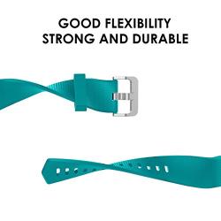 Hanlesi Bands Compatible with Fitbit Charge 2, Soft Silicone Breathable Fashion Sport Strap for Fit bit Charge2 Replacement Original Accessory