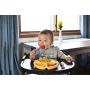 PandaEar Divided Unbreakable Silicone Baby and Toddler Plates - 3 Pack - Non-Slip - Dishwasher and Microwave Safe - FDA/LFGB Certified Silicone Blue Green Yellow