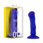 6.5" Powerful 10 Vibrating Functions Personal Massager - Platinum Silicone Vibrating Dildo - Suction Cup Harness Compatible - USB Rechargeable - Sex Toy for Women - Sex Toy for Adults (Blue)