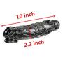 Silicone Penis Condom Expander Extended Male Chastity Toy Long Cock Sleeves Dick Socks Reusable Condom - 10-Inch Large-Size