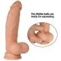 Riodong? Rotating Dildo Liquid Silicone Vibrating Cock Realistic Penis of Porn Star with Suction Cup for Women Masturbation G-Spot Vibrator Anal Play Sex Toy, 8.25 Inches