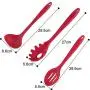 Pancake Spatula Silicone 10Pcs Cookware Kitchenware Set Heat Resistant Nonstick Spoon Spatula Ladle Egg Beaters Kitchen Cooking Baking Tools
