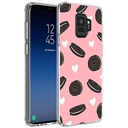 Samsung Galaxy S9 Case,Flexible Soft TPU Cover Shell,Slim Silicone Black Rubber Non-Slip Durable Design Protective Phone Case for Samsung Galaxy S9 -Biscuits