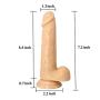 SECRET PACKING 6.1 inches Small Dildo G-Spot Massager Premium Liquid Silicone Dong With Suction Cup,Realistic Lifelike Super Soft Dildo Male Penis Sexy Toy For Beginner Woman Fun (6.1 inches), 1 Piece