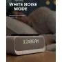 Soundcore Wakey Bluetooth Speakers Powered by Anker with Alarm Clock, Stereo Sound, FM Radio, White Noise, Qi Wireless Charger with 7.5W Charging for iPhone and 10W for Samsung