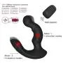 Wushuangyu Massager Plug Wireless Control 11 Speeds Massager for Man, Rechargeable Vibrating Massager (Black) - Vibrant Toy