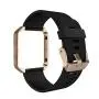 Simpeak for Fitbit Blaze Bands with Frame, Silicone Replacement Band Strap with Frame Case for Fit bit Blaze Smart Fitness Watch, Small/Large