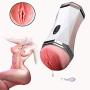 SHEEOPPS T-Shirt Male Realistic Pussycats Sucking Cup,Adjustable Pòckèt Pùssèys Hands Free Grade Silicon Màlè Stròkè Toys With Sùctì-on Cùp Pleasure Best Gift For Couple Or Solo Play, Bùllèt Adùllt To