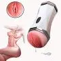 CHENWEIYAA Male Realistic Pussycats Sucking Cup,Adjustable Pòckèt Pùssèys Hands Free Grade Silicon Màlè Stròkè Toys With Sùctì-on Cùp Pleasure Best Gift For Couple Or Solo Play, Bùllèt Adùllt Toys For
