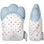 Teething Mittens for Babies with Baby Food Feeder Pacifier | Teether Set Perfect to Soothe Tender Gums | Fruit Feeder Pacifiers Safe Way to Introduce Solid Foods | Ideal Teething & First Baby Feeding