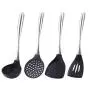 SKYyao Kitchen utensil set Stainless steel handle Silicone cookware set non-stick pan spatula spoon kitchenware supplies Silicone