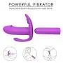 Multi-Speed Wearable Wireless Remote Control Vibrarator Silicone Waterproof Dual Motor USB Rechargeable Adullt Toys for Woman Clearance -Purple
