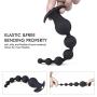 HEIYAO 9 Frequency Silicone Massage G-S Stīmulation USB Rechargeable for Women Men Adult Toys Black