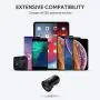 AUKEY USB C PD Car Charger, 21W Power Delivery, 5V/3A When Both Ports Used Together, Adapter for Google Pixel 3/3 XL, iPhone Xs/XS Max, Samsung Galaxy S9 / S10, iPhone X / 11/11 pro and More