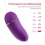 EROCOME Wireless Waterproof 12+1* -Frequency Silicone Vagina Love Egg Six Toys for Women Powerful Quiet and Long -Lasting Motor USB rechargeble（ Purple）