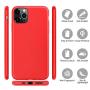 TiMOVO Compatible with iPhone 11 Pro Case, Liquid Silicone Gel Shockproof Soft Microfiber Lining Slim Cover for Apple iPhone 11Pro 5.8 inch 2019 - Red