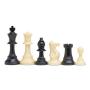 WE Games Tournament Chess Set? Heavy Weighted Chess Pieces with Green Roll-up Chess Board and Zipper Pouch for Chessmen