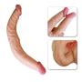 SUPVOX Silicone Double Headed Ended Dildo Dong G Spot Dildo Toy for Women (Pattern A)