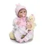 iCradle Lovely 17" 42cm Reborn Baby Doll Soft Silicone Realistic Lifelike Reborn Baby Girl that Look Real Looking New Born Dolls Toddler Xmas Gift Free Magnet Pacifier