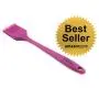 Sililids Basting Brush. Purple. Ergonomic, Steel Framed, Single Piece Construction. 100% Food Grade FDA Approved Silicone. Great Gift for The BBQ Enthusiast or Chef in Your Family.