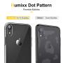 humixx Crystal Clear iPhone XR Case,[Wireless Charging Supported] Bayer Material TPU Backboard Case with Soft Edges, Shockproof and Anti-Drop Protection Case Designed for Apple iPhone Xr(2017)-Clear