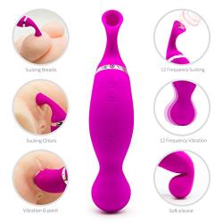 Vibrant Body Relax Mssager Vibr Gsport Game Silicone Funny Daily Wearable Toys Suction Intensities and 10 Strong Vibrating Modes for Women Wearable