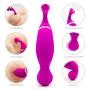 Vibrant Body Relax Mssager Vibr Gsport Game Silicone Funny Daily Wearable Toys Suction Intensities and 10 Strong Vibrating Modes for Women Wearable