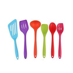 CWXDIAN Silicone Kitchenware Set of 6 Non-stick Cookware Silicone Kitchen Tools, 6-Piece Set