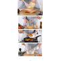 J&Amp;P Solid Wood Handle With Storage Bucket Pink Silicone Kitchenware New Color Series 12 Pieces Set