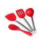 Silicone Kitchenware Set Of 4 - Shovel, Shovel, Spoon, Rice Spoon, Heat Resistant Home Cooking Set