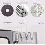 SXJJQAQ Sharpener Manual Sharpener Knife Bladed Scissors Kitchen Suitable for All Types of Tools