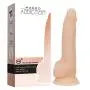 Naked Adduction 8 Inch Realistic Silicone Dildo with Suction Cup, Dual Density Dong, Beige Color Penis, Adult Sex Toy, Harness Compatible