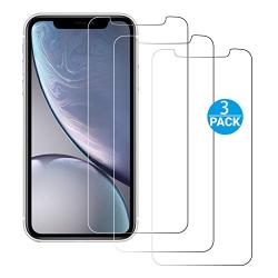 Ailun Glass Screen Protector for iPhone 11/iPhone XR 6.1 Inch 3 Pack Tempered Glass Screen Protector for Apple iPhone 11/iPhone XR 6.1 Inch Display Anti Scratch Advanced HD Clarity Work Most Case